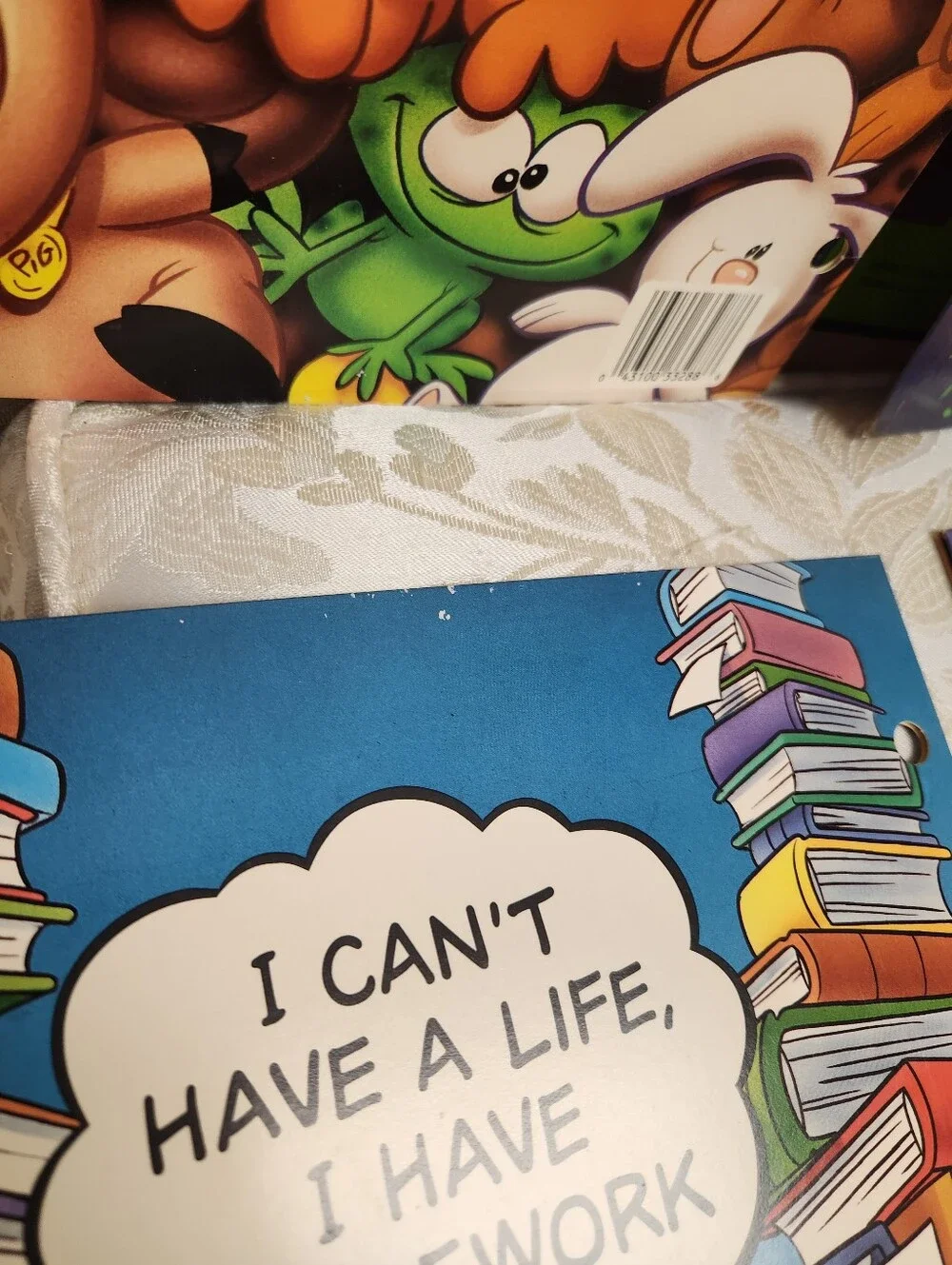 Lot 6 Vintage Garfield the Cat Portfolio Folders